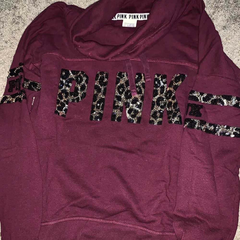Victoria’s Secret PINK maroon sweater